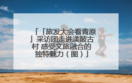 「旅发大会看青原」采访团走进渼陂古村 感受文旅融合的独特魅力（图）