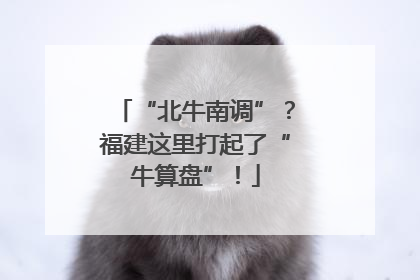 “北牛南调”？福建这里打起了“牛算盘”！