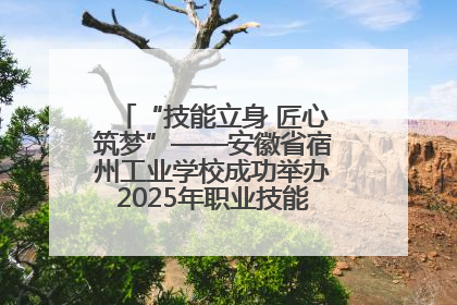 “技能立身 匠心筑梦”——安徽省宿州工业学校成功举办2025年职业技能活动周各项活动