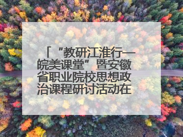 “教研江淮行—皖美课堂”暨安徽省职业院校思想政治课程研讨活动在芜湖高级职业技术学校举行