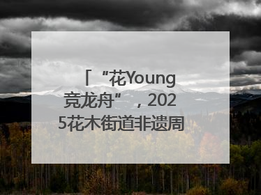 “花Young竞龙舟”，2025花木街道非遗周系列活动举行