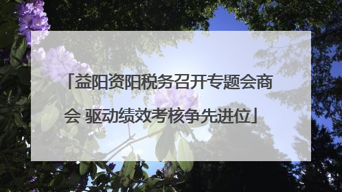 益阳资阳税务召开专题会商会 驱动绩效考核争先进位