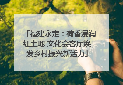 福建永定：荷香浸润红土地 文化会客厅焕发乡村振兴新活力