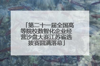 第二十一届全国高等院校数智化企业经营沙盘大赛江苏省选拔赛圆满落幕