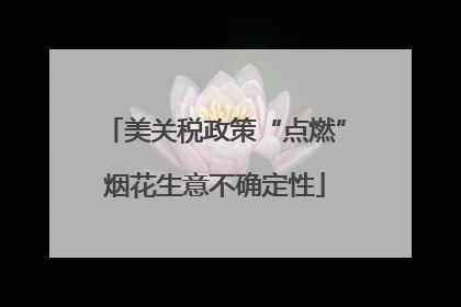 美关税政策“点燃”烟花生意不确定性