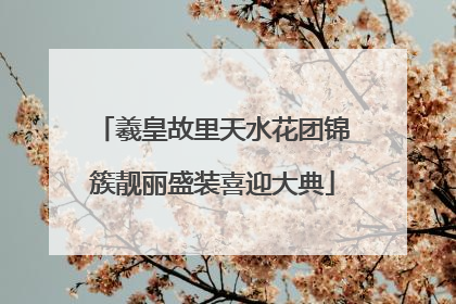 羲皇故里天水花团锦簇靓丽盛装喜迎大典