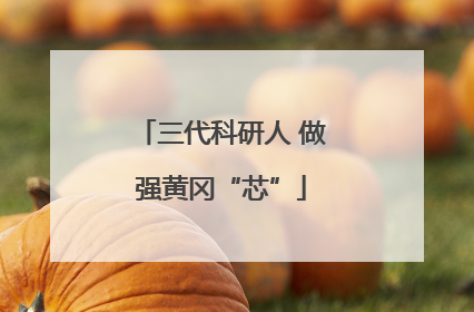 三代科研人 做强黄冈“芯”