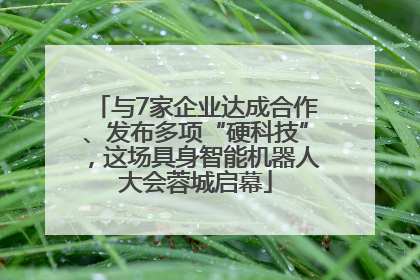 与7家企业达成合作、发布多项“硬科技”，这场具身智能机器人大会蓉城启幕
