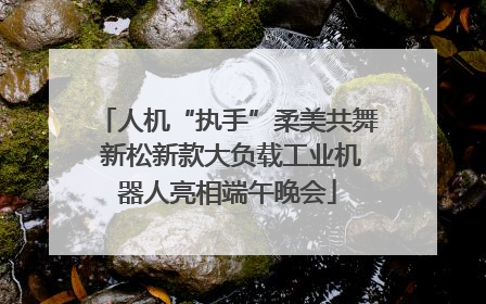 人机“执手”柔美共舞 新松新款大负载工业机器人亮相端午晚会