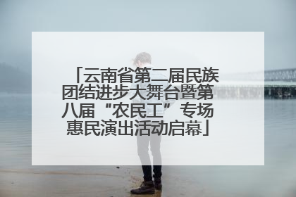 云南省第二届民族团结进步大舞台暨第八届“农民工”专场惠民演出活动启幕