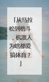 从马拉松到格斗，机器人为啥都爱搞体育？