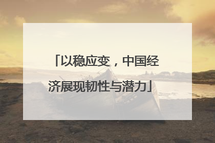 以稳应变，中国经济展现韧性与潜力