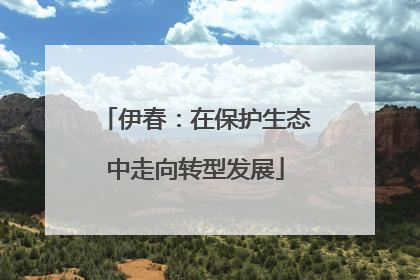 伊春：在保护生态中走向转型发展