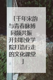 千年宋韵与青春脉搏同频共振 开封职业学院打造行走的文化课堂