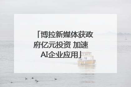 博拉新媒体获政府亿元投资 加速AI企业应用
