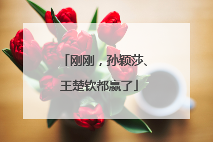 刚刚，孙颖莎、王楚钦都赢了