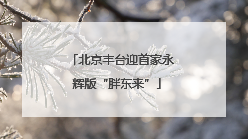 北京丰台迎首家永辉版“胖东来”