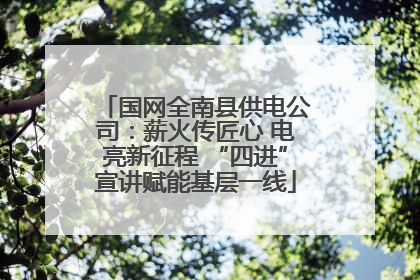 国网全南县供电公司：薪火传匠心 电亮新征程 “四进”宣讲赋能基层一线