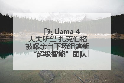 对Llama 4大失所望 扎克伯格被曝亲自下场组建新“超级智能”团队