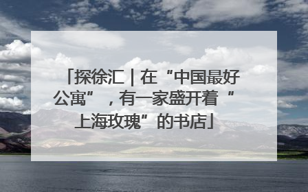 探徐汇｜在“中国最好公寓”，有一家盛开着“上海玫瑰”的书店