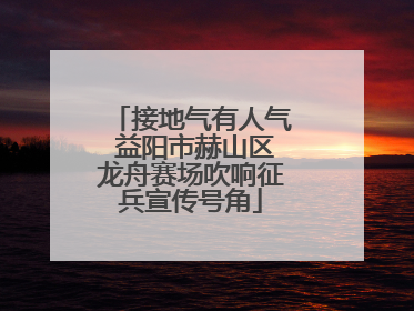 接地气有人气 益阳市赫山区龙舟赛场吹响征兵宣传号角