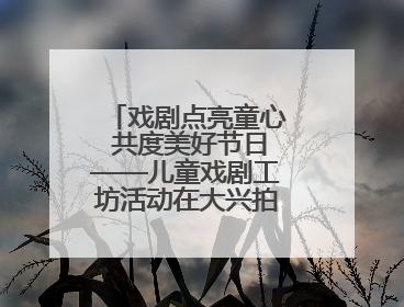 戏剧点亮童心 共度美好节日——儿童戏剧工坊活动在大兴拍拍熊乐园举办