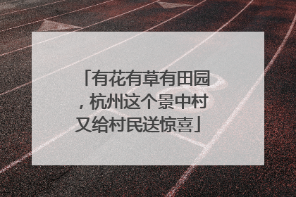有花有草有田园，杭州这个景中村又给村民送惊喜