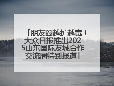 朋友圈越扩越宽！大众日报推出2025山东国际友城合作交流周特别报道