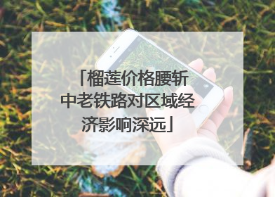 榴莲价格腰斩 中老铁路对区域经济影响深远