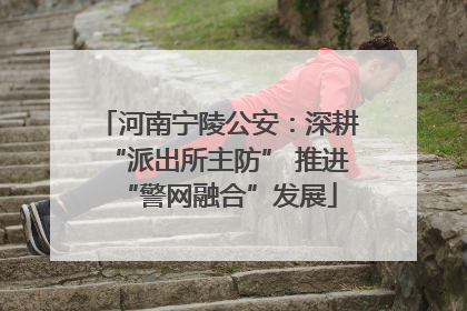 河南宁陵公安：深耕“派出所主防” 推进“警网融合”发展