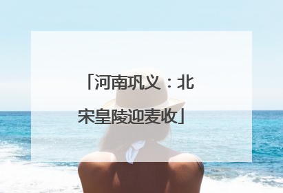 河南巩义：北宋皇陵迎麦收