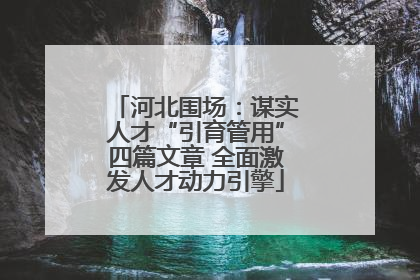 河北围场：谋实人才“引育管用”四篇文章 全面激发人才动力引擎