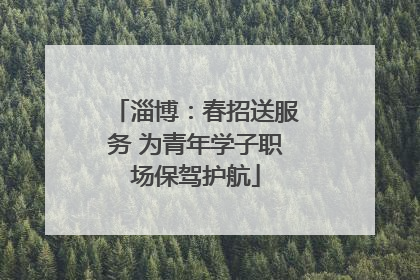 淄博：春招送服务 为青年学子职场保驾护航