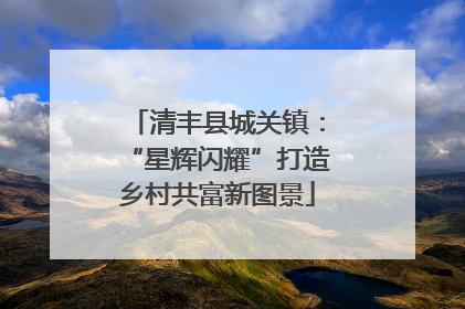 清丰县城关镇：“星辉闪耀”打造乡村共富新图景