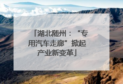 湖北随州：“专用汽车走廊”掀起产业新变革