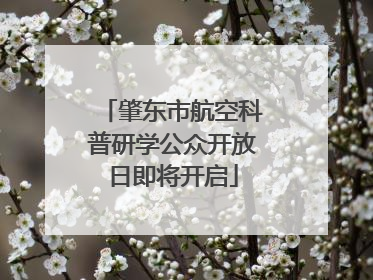 肇东市航空科普研学公众开放日即将开启