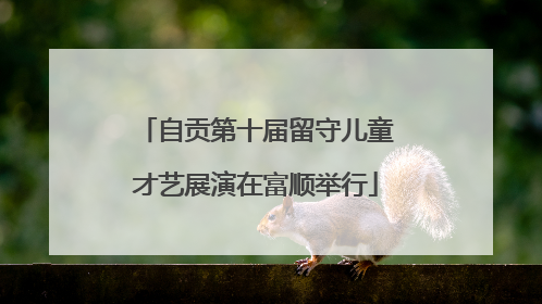 自贡第十届留守儿童才艺展演在富顺举行