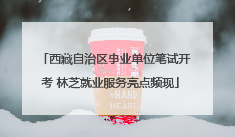 西藏自治区事业单位笔试开考 林芝就业服务亮点频现