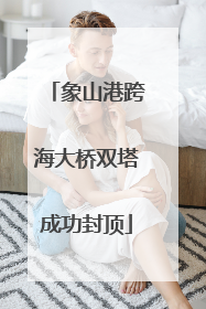 象山港跨海大桥双塔成功封顶