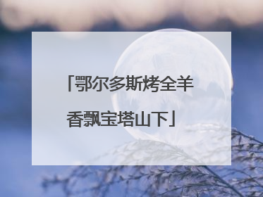 鄂尔多斯烤全羊香飘宝塔山下