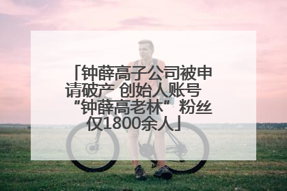 钟薛高子公司被申请破产 创始人账号“钟薛高老林”粉丝仅1800余人