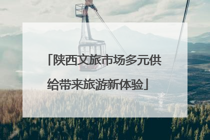 陕西文旅市场多元供给带来旅游新体验