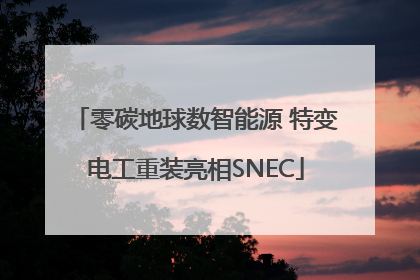 零碳地球数智能源 特变电工重装亮相SNEC