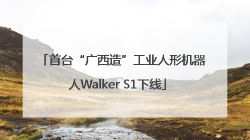 首台“广西造”工业人形机器人Walker S1下线