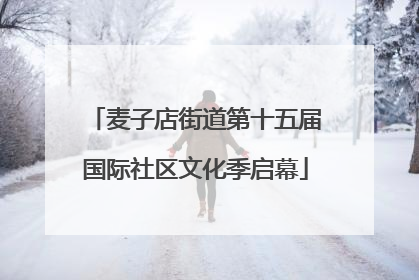 麦子店街道第十五届国际社区文化季启幕