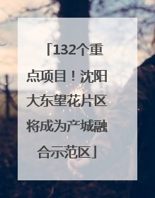 132个重点项目！沈阳大东望花片区将成为产城融合示范区