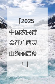 2025中国农民诗会在广西灵山绚丽启幕！