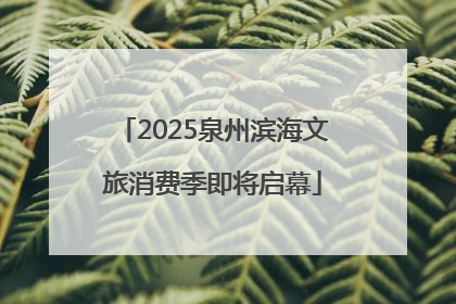 2025泉州滨海文旅消费季即将启幕