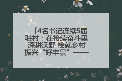 4名书记连续5届驻村：在接续奋斗里深耕沃野 绘就乡村振兴“好丰景”——浦发银行南京分行助力脱贫攻坚、帮促乡村振兴记事（二）