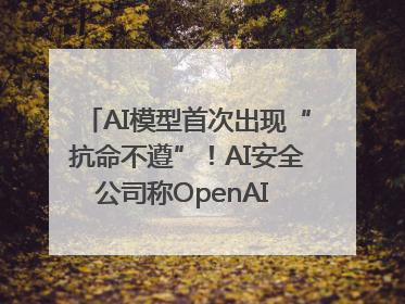 AI模型首次出现“抗命不遵”！AI安全公司称OpenAI o3模型出现异常